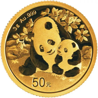 Panda 3g Gold 2024 ( zlatá investičná minca )