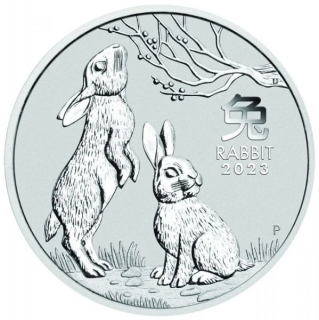 Rabbit 1 Ounce 2023 Silver  (Strieborná investičná minca 1 Unca)