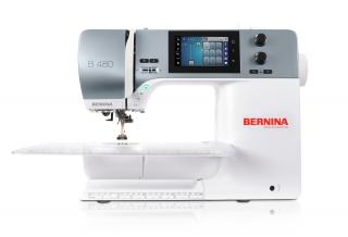 Bernina 480-B (Bernina 480 B s chodiacou pätkou s troma podrážkami a laserovou pätkou s troma podrážkami v cene. Bernina 480 B je robustný a  univerzálny šijací  počítač, zatkávačka či plisovačka, quiltovacia edícia.)