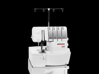 Bernina L450 (Overlock Bernina L450 je 2, 3, a 4-nitný overlock so 16 stehovými možnosťami, odstaviteľným orezávačom, diferenciálnym podávaním látky, prestaviteľnou dĺžkou stehu a šírkou orezu.)