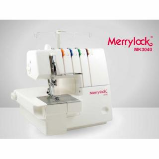 Merrylock MK3040 - coverlock (Coverlock Merrylock MK 4030 je nový 2, 3 a 4-nitný overlock s dvoma ihlami a veľkou pracovnou plochou vpravo od ihly (101 mm) určený na domáce použitie.)