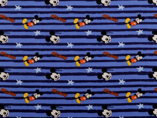 Mickey Mouse - bavlnený licenčný úplet (Bavlnený licenčný úplet )