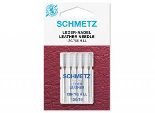 Schmetz ihly na kožu 120 (Šijacie ihly určené pre šijacie stroje Lada, Veronica, Brother, Janome, Singer atď.)