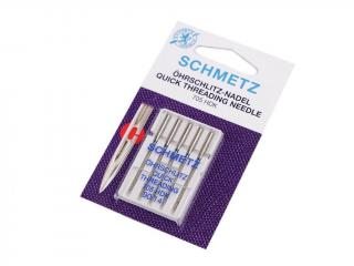 Schmetz ihly univerzálne 705 HDK  (Univerzálne ihly Schmetz sú vhodné na tkané materiály (nie na šitie úpletov))