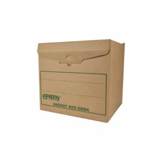 EMBA Zberný box Hnedý 32,5x29,5x32,5cm TYP I/4P