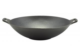 Wok liatinový NATUR 36x10cm