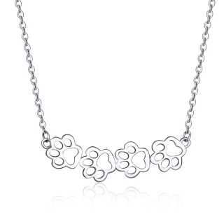 Linda's Jewelry Strieborný náhrdelník Labka Ag 925/1000 INH206