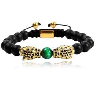 Lindas Jewelry Korálkový náramok Panther INR168