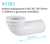 WC koleno 91781