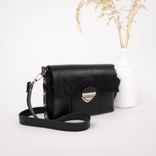 Kožená kabelka Triss (black)