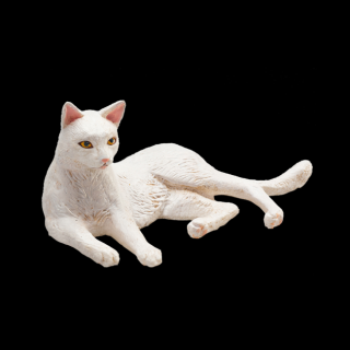 Animal Planet Mačka biela ležiaca