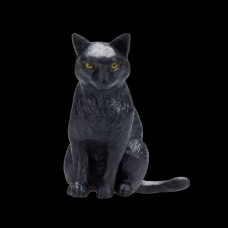 Animal Planet Mačka čierna sediaca