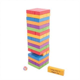 Bigjigs Barevná Jenga