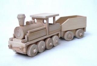 Ceeda Cavity - Prírodný drevený vláčik - Parná lokomotíva