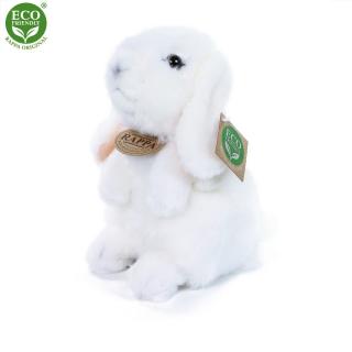 Eco-Fiendly Rappa králík bílý stojící 18 cm