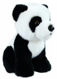 panda sedící 18 cm