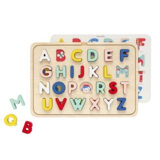 Petitcollage Drevené puzzle abeceda
