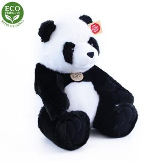 Plyšová panda sediaca, 31 cm, ECO - Friendly