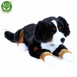 Plyšový pes Bernský salašnícky ležiaci 70 cm, ECO-Friendly