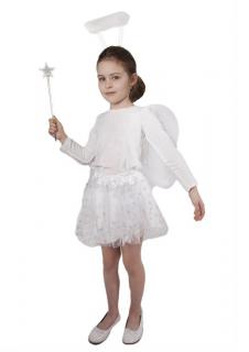 Rappa sukne tutu anjel s krídlami a príslušenstvom sukne tutu anjel s krídlami a príslušenstvom RP532403