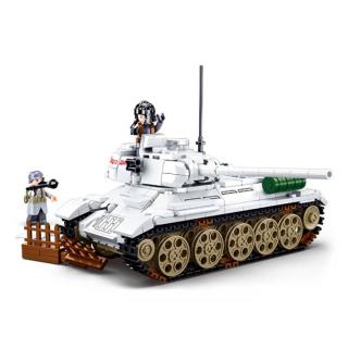 Sluban B0978 Biely tank T-34/85
