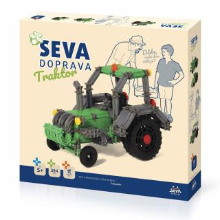 Stavebnica Seva Doprava - Traktor (384 dielikov)