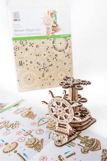 Ugears Drevená stavebnica 3D mechanické Puzzle Organizér (51 dielov)