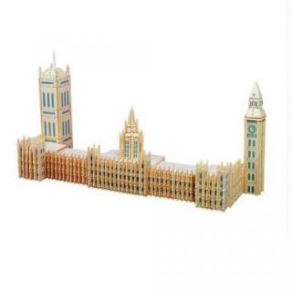 Woodcraft Drevené 3D puzzle Big Ben