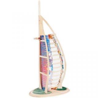 Woodcraft Drevené 3D puzzle Burj Al Arab P117