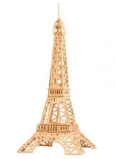 Woodcraft Drevené 3D puzzle Eiffelova veža