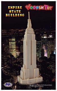 Woodcraft drevené 3D puzzle Empire state building P185