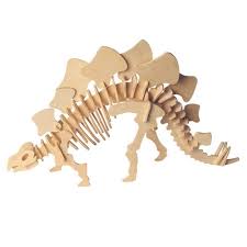 Woodcraft Drevené 3D puzzle Stegosaurus