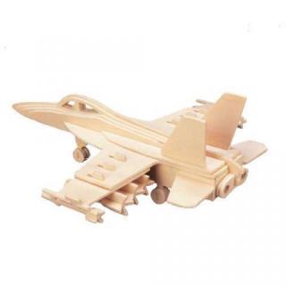 Woodcraft Drevené 3D puzzle Stíhačka F-18