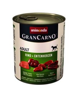 Animonda GRANCARNO® dog adult hovädzie a kačacie srdiečka bal. 6 x 800g konzerva