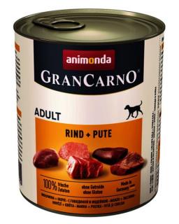 Animonda GRANCARNO® dog adult hovädzie a morka bal. 6 x 800g konzerva