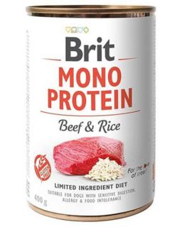 Brit Mono Protein Beef  Brown Rice 400 g konzerva