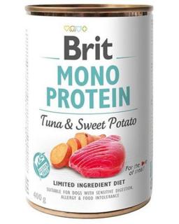 Brit Mono Protein Tuna  Sweet Potato 400 g konzerva