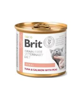 Brit Veterinary Diets GF cat Renal 200 g konzerva