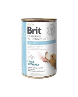 Brit Veterinary Diets GF dog Obesity 400 g konzerva