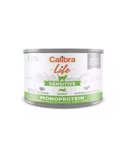 Calibra KONZERVA cat Life Adult Sensitive rabbit  6 x 200 g