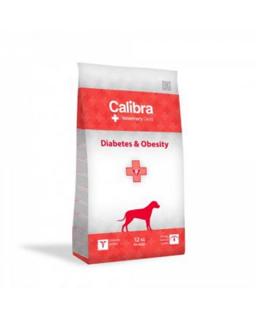 Calibra Vet Diet Dog Diabetes  Obesity 12 kg  NEW