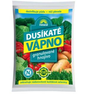 Dusíkate vápno 1kg (Využíva sa na dezinfekciu pôdy. )