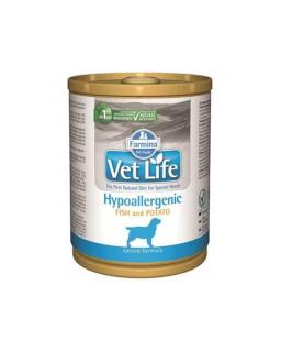 Farmina Vet Life dog hypoallergenic fish  potato konzerva 300 g