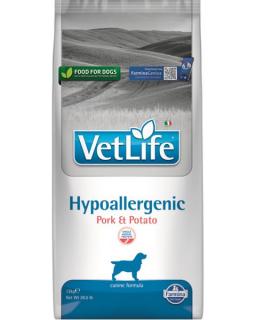 Farmina Vet Life dog hypoallergenic, pork  potato 12 kg