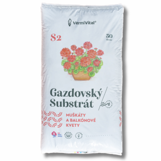 Gazdovský Substrát S2 50 l (Substrát na muškáty a balkónové)