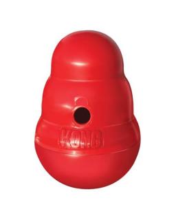 Hračka Kong Dog Wobbler, plniaca, červená, plast,  L