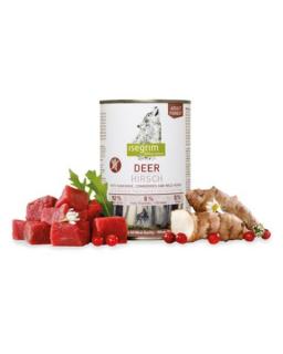 ISEGRIM dog Adult Deer with Sunchoke, Cowberries  Wild Herbs bal. 6 x 400 g konzerva