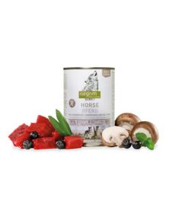 ISEGRIM dog Adult Mono Horse pure with Chokeberries, Champignons  Wild Herbs bal. 6 x 400 g konzerva