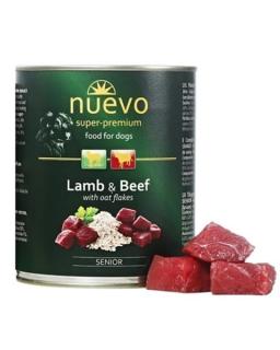 NUEVO dog Senior Lamb  Oat Flakes bal. 6 x 400 g konzerva