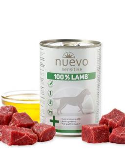 NUEVO dog Sensitive 100% Lamb bal. 6 x 400 g konzerva